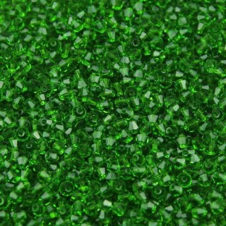 Bicone 3 mm Grass Green 50 szt