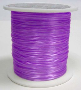 Gumka silikonowa płaska fioletowa 0,8 mm szpula