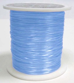 Gumka silikonowa płaska niebieska 0,8 mm szpula