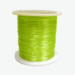 Gumka silikonowa płaska zielona 0,8 mm szpula