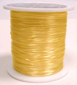Gumka silikonowa płaska żółta 0,8 mm szpula