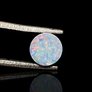 Opal australijski doublet fi 6 mm nr 34