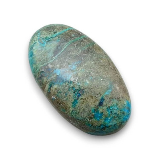 Chryzokola kaboszon 26x15 mm nr 268