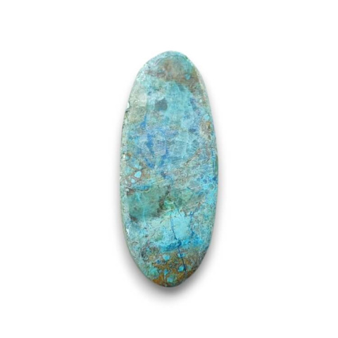 Chryzokola kaboszon 28x12 mm nr 243