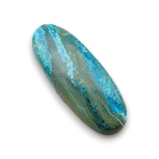 Chryzokola kaboszon 29x11 mm nr 245