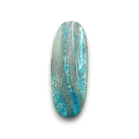 Chryzokola kaboszon 29x11 mm nr 245