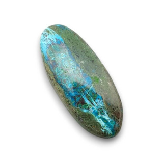 Chryzokola kaboszon 30x13 mm nr 263