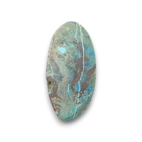 Chryzokola kaboszon 30x15 mm nr 230