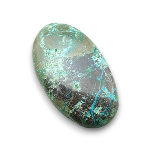 Chryzokola kaboszon 30x18 mm nr 258