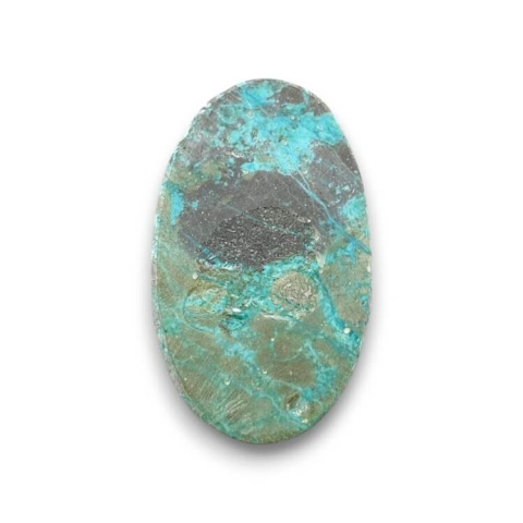 Chryzokola kaboszon 30x18 mm nr 258