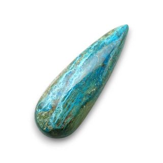 Chryzokola kaboszon 33x12 mm nr 205