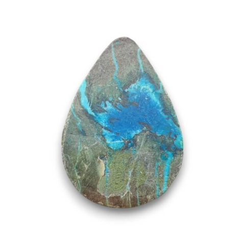 Chryzokola kaboszon 19x13 mm nr 282