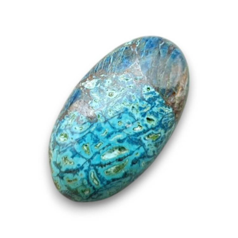 Chryzokola kaboszon 20x11 mm nr 327