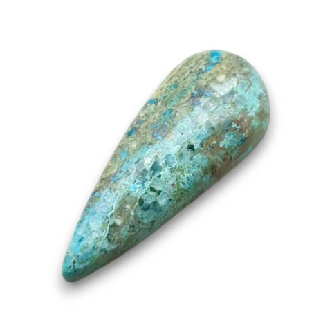 Chryzokola kaboszon 27x11 mm nr 279