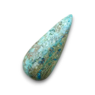 Chryzokola kaboszon 27x11 mm nr 279