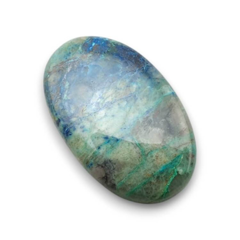 Chryzokola kaboszon 30x12 mm nr 330