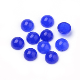 Jadeit royal blue kaboszon fi 6 mm 1 szt