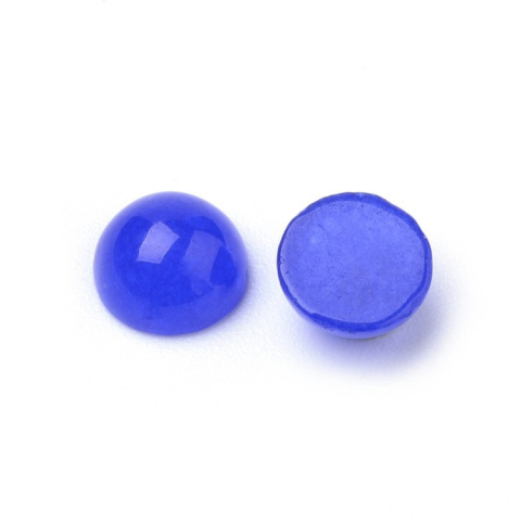 Jadeit royal blue kaboszon fi 6 mm 1 szt