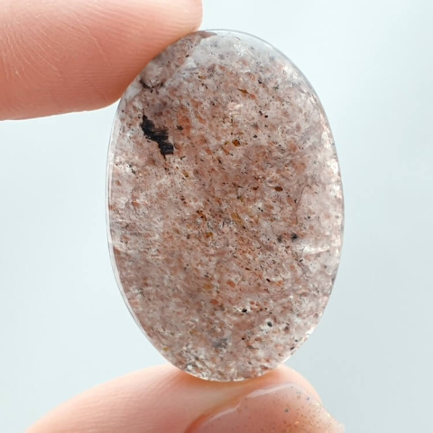 Kwarc truskawkowy kaboszon 32x21 mm nr 21 Kwarc truskawkowy kaboszon 32x21 mm nr 21