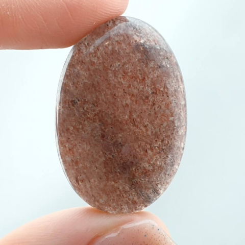 Kwarc truskawkowy kaboszon 32x21 mm nr 45 Kwarc truskawkowy kaboszon 32x21 mm nr 45