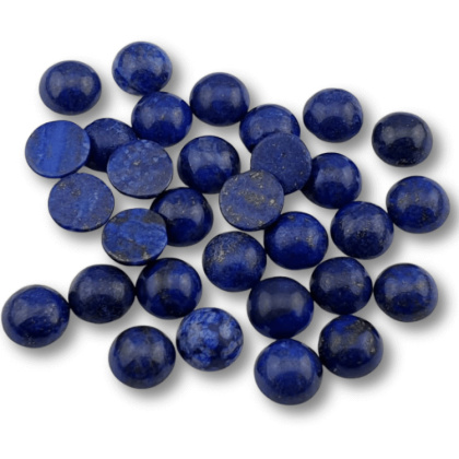 Lapis lazuli kaboszon fi 4 mm 1 szt