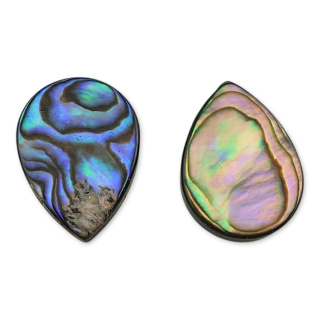 Paua abalone łezka z dziurką 18x13 mm 1 szt.