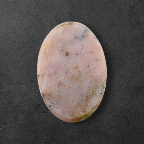 Opal różowy kaboszon 28x19 mm nr 78