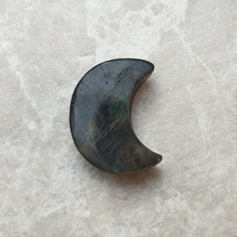 Labradoryt kaboszon księżyc 23x18 mm nr 160 Labradoryt kaboszon księżyc 23x18 mm nr 160