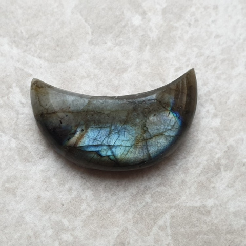 Labradoryt kaboszon księżyc 26x16 mm nr 241 Labradoryt kaboszon księżyc 26x16 mm nr 241