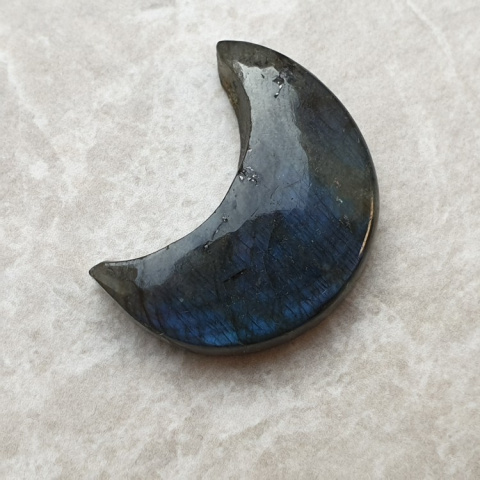 Labradoryt kaboszon księżyc 27x21 mm nr 193 Labradoryt kaboszon księżyc 27x21 mm nr 193