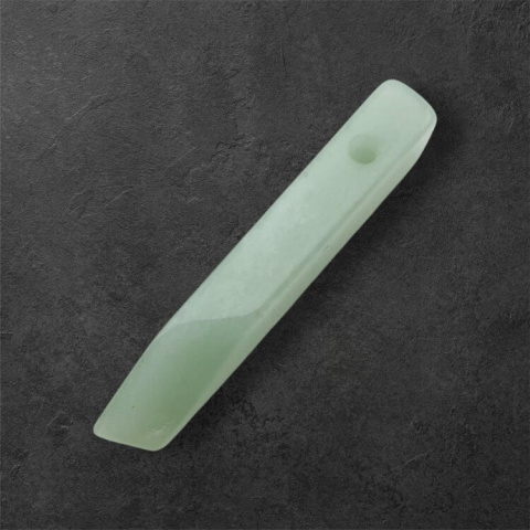 Awenturyn zielony sopel 43x11 mm nr 114 Awenturyn zielony sopel 43x11 mm nr 114