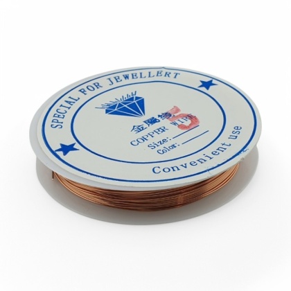 Drut miedziany okrągły 0,5 mm 8 m