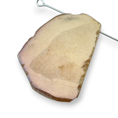 Agat tytanowy plaster z dziurką 32x24 mm nr 325 Agat tytanowy plaster z dziurką 32x24 mm nr 325