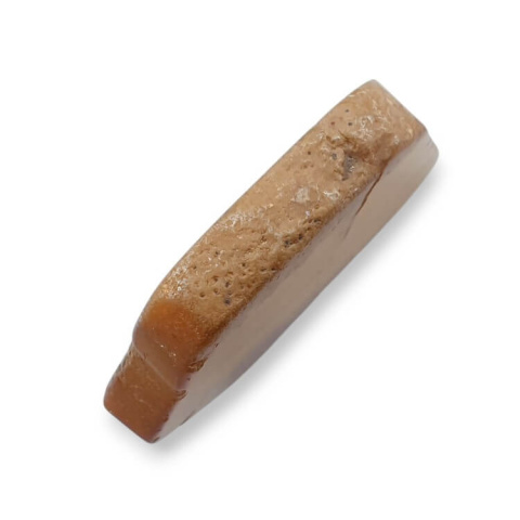 Agat tytanowy plaster z dziurką 34x26 mm nr 309 Agat tytanowy plaster z dziurką 34x26 mm nr 309