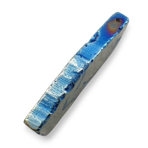 Agat tytanowy plaster z dziurką 40x19 mm nr 64 Agat tytanowy plaster z dziurką 40x19 mm nr 64