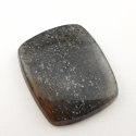Czarny kamień słoneczny kaboszon 33x28 mm nr 6