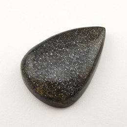Czarny kamień słoneczny kaboszon 34x23 mm nr 2