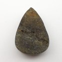 Czarny kamień słoneczny kaboszon 34x23 mm nr 2