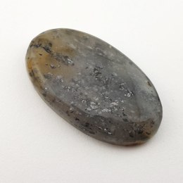 Czarny kamień słoneczny kaboszon ~37x21 mm nr 11