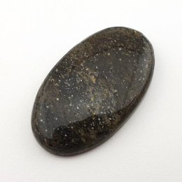 Czarny kamień słoneczny kaboszon ~38x22 mm nr 10