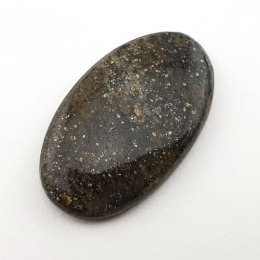 Czarny kamień słoneczny kaboszon 38x22 mm nr 10
