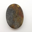 Czarny kamień słoneczny kaboszon 38x25 mm nr 19