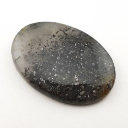 Czarny kamień słoneczny kaboszon 39x27 mm nr 14