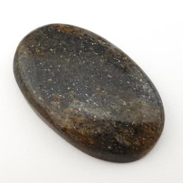 Czarny kamień słoneczny kaboszon ~42x26 mm nr 8