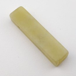 Jadeit cytrynowy sopel 37x9 mm nr 28