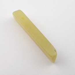 Jadeit cytrynowy sopel 40x9 mm nr 15