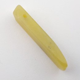 Jadeit cytrynowy sopel 42x9 mm nr 16