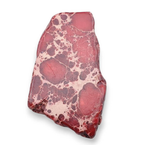 Jaspis cesarski plaster z dziurką 40x23 mm nr 161 Jaspis cesarski plaster z dziurką 40x23 mm nr 161
