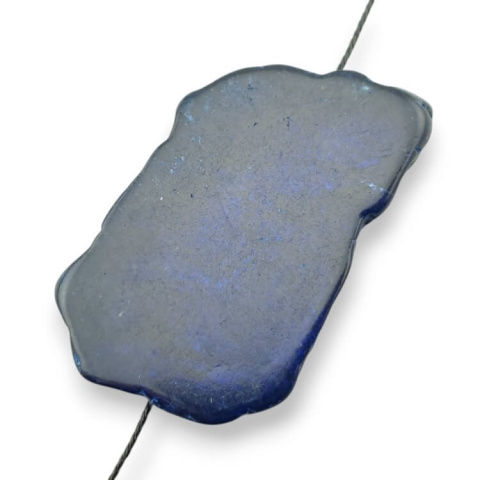 Imperial jasper slice with hole 42x27 mm no 242 Imperial jasper slice with hole 42x27 mm no 242