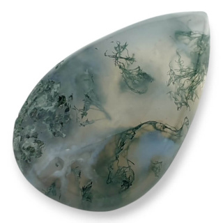Agat mszysty kaboszon 23x14 mm nr G1